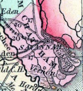 Chatham County, Georgia, 1857