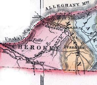 Cherokee County, North Carolina, 1857