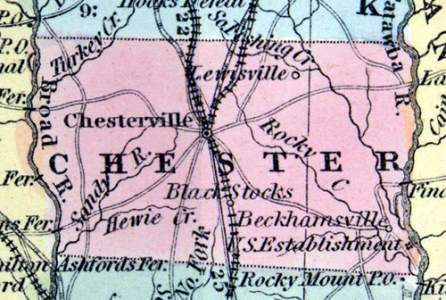 Chester District, South Carolina, 1857