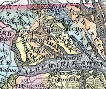 Chowan County, North Carolina, 1857