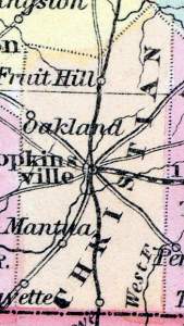 Christian County, Kentucky, 1857