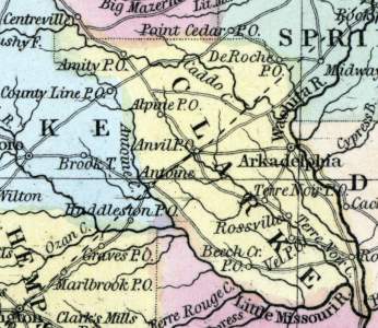 Clark County, Arkansas, 1857