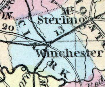 Clark County, Kentucky, 1857
