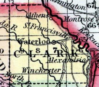 Clark County, Missouri, 1857