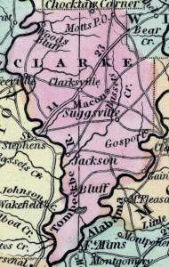 Clarke County, Alabama, 1857