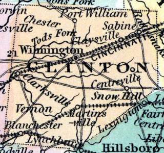 Clinton County, Ohio, 1857