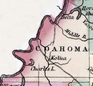 Coahoma County, Mississippi, 1857