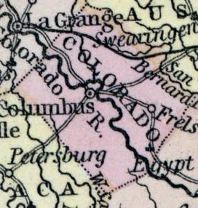 Colorado County, Texas, 1857