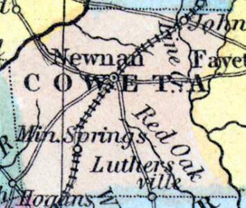 Coweta County, Georgia, 1857