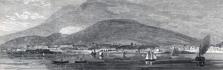 Cap-Haïtien, Haiti, 1865, artist's impression
