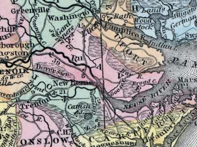 Craven County, North Carolina, 1857