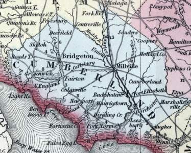 Cumberland County, New Jersey, 1857