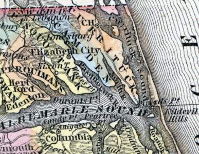 Currituck County, North Carolina, 1857
