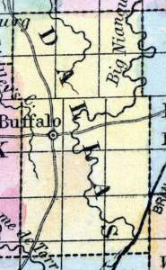 Dallas County, Missouri, 1857