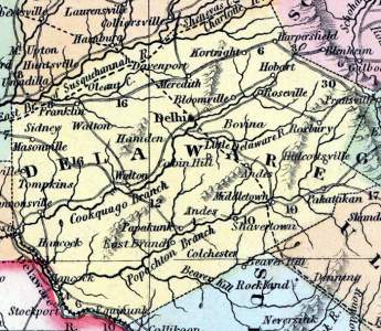 Delaware County, New York, 1857