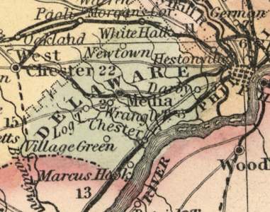 Delaware County, Pennsylvania, 1857
