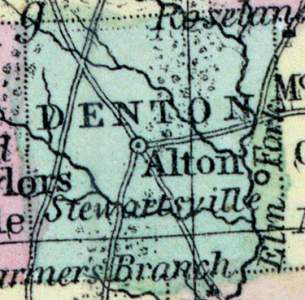 Denton County, Texas, 1857