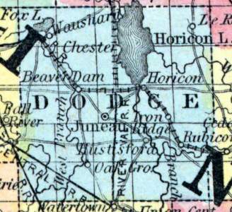 Dodge County, Wisconsin, 1857