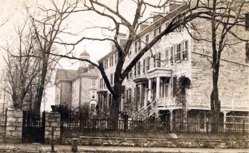East College, Dickinson College, c1870