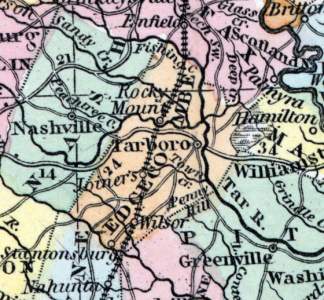 Edgecombe County, North Carolina, 1857