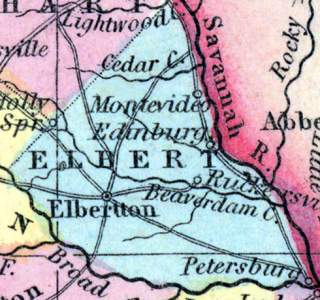 Elbert County, Georgia, 1857