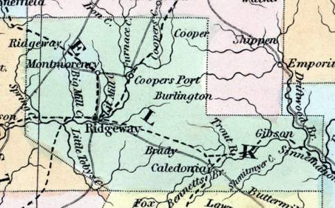 Elk County, Pennsylvania, 1857
