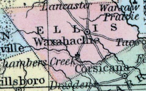 Ellis County, Texas, 1857