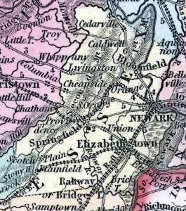 Essex County, New Jersey, 1857
