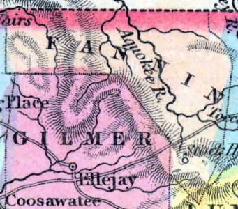 Fannin County, Georgia, 1857