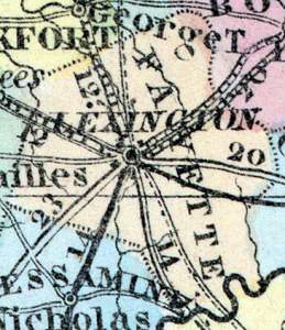 Fayette County, Kentucky, 1857