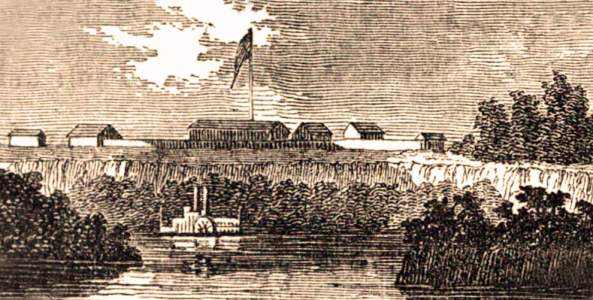 Fort Snelling, Minnesota, 1861, artist's impression