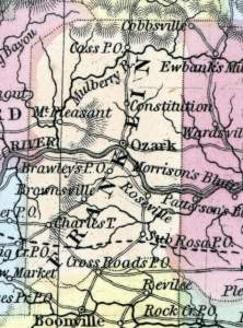 Franklin County, Arkansas, 1857