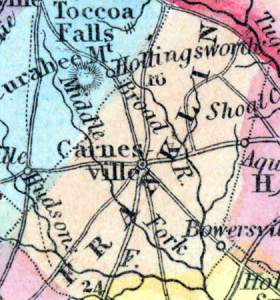 Franklin County, Georgia, 1857