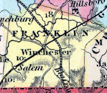 Franklin County, Tennessee, 1857