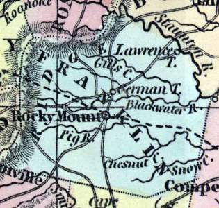 Franklin County, Virginia, 1857