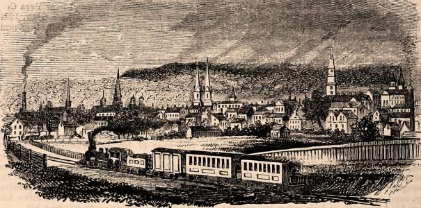 Frederick, Maryland, 1861, artist's impression
