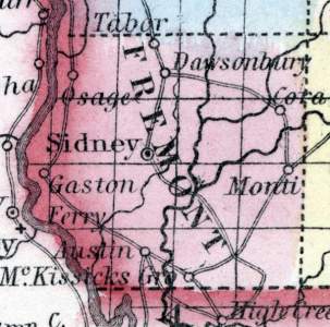 Fremont County, Iowa, 1857