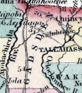Gadsden County, Florida, 1857