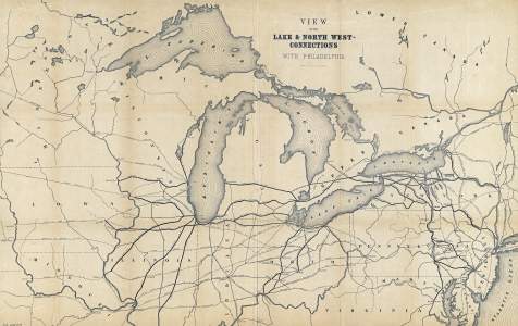 Great Lakes, 1856, zoomable map