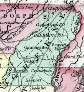 Greene County, Arkansas, 1857