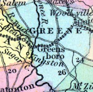 Greene County, Georgia, 1857