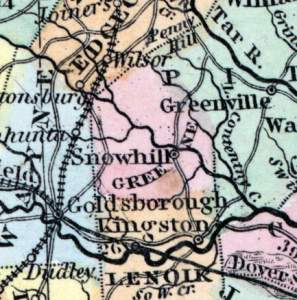 Greene County, North Carolina, 1857