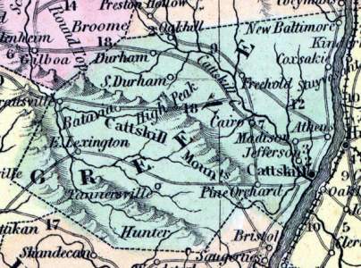 Greene County, New York, 1857