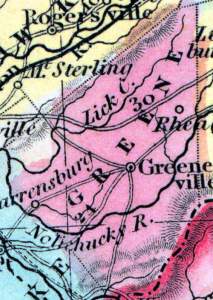 Greene County, Tennessee, 1857
