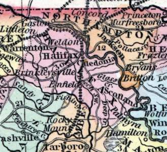 Halifax County, North Carolina, 1857
