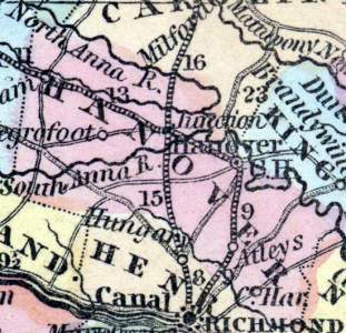Hanover County, Virginia, 1857