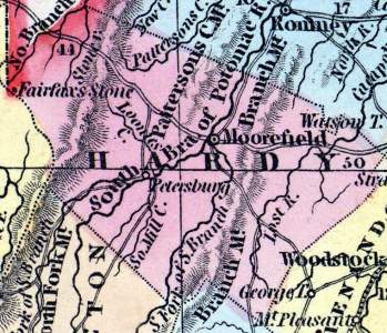 Hardy County, Virginia, 1857