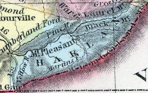 Harlan County, Kentucky, 1857