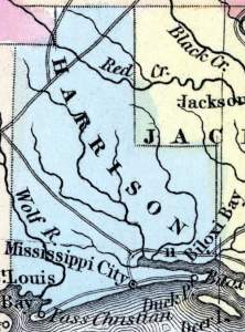 Harrison County, Mississippi, 1857