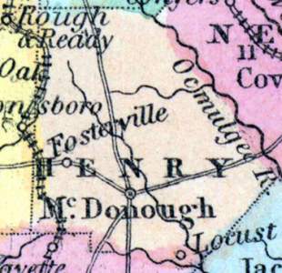 Henry County, Georgia, 1857